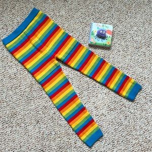 Sloomb rainbow pants! 100% Marino Wool! 🌈